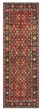 27431-Hamadan Hand-Knotted/Handmade Persian Rug/Carpet Tribal/Nomadic Authentic/ Size: 10'3" x 3'2"/312cm x 97cm