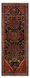 27423-Hamadan Hand-Knotted/Handmade Persian Rug/Carpet Tribal/Nomadic Authentic/ Size: 9'4" x 3'4"/284cm x 102cm