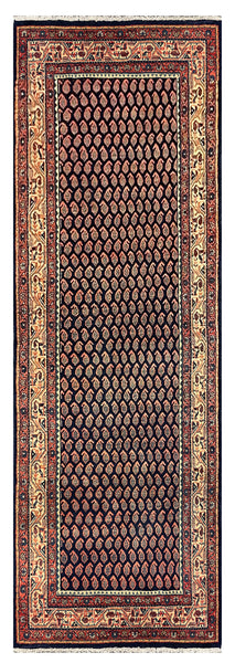 27447-Hamadan Hand-Knotted/Handmade Persian Rug/Carpet Tribal/Nomadic Authentic/ Size: 312cm x 102cm