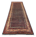 27447-Hamadan Hand-Knotted/Handmade Persian Rug/Carpet Tribal/Nomadic Authentic/ Size: 312cm x 102cm