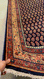 27447-Hamadan Hand-Knotted/Handmade Persian Rug/Carpet Tribal/Nomadic Authentic/ Size: 312cm x 102cm