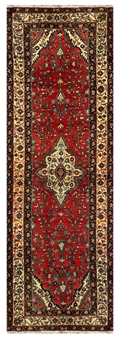 27451-Ardebil Hand-Knotted/Handmade Persian Rug/Carpet Traditional/Authentic/ Size: 10'3" x 4'4"/312cm x 132cm