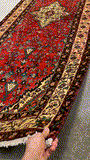 27451-Ardebil Hand-Knotted/Handmade Persian Rug/Carpet Traditional/Authentic/ Size: 10'3" x 4'4"/312cm x 132cm