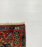 27426-Hamadan Hand-Knotted/Handmade Persian Rug/Carpet Tribal/Nomadic Authentic/ Size: 9'6" x 3'6"/290cm x 107cm