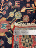 27426-Hamadan Hand-Knotted/Handmade Persian Rug/Carpet Tribal/Nomadic Authentic/ Size: 9'6" x 3'6"/290cm x 107cm