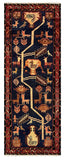 27442-Sarough Hand-Knotted/Handmade Persian Rug/Carpet Traditional Authentic/ Size: 9'7" x 3'6"/292cm x 107cm