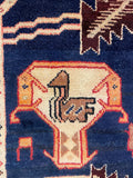 27442-Sarough Hand-Knotted/Handmade Persian Rug/Carpet Traditional Authentic/ Size: 9'7" x 3'6"/292cm x 107cm
