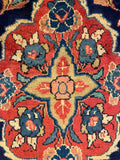 27425-Hamadan Hand-Knotted/Handmade Persian Rug/Carpet Tribal/Nomadic Authentic/ Size: 10'9" x 3'6"/327cm x 107cm