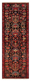 27453-Hamadan Hand-Knotted/Handmade Persian Rug/Carpet Tribal/Nomadic Authentic/ Size: 10'3" x 3'6"/312cm x 107cm