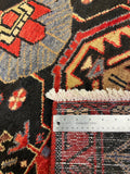 27453-Hamadan Hand-Knotted/Handmade Persian Rug/Carpet Tribal/Nomadic Authentic/ Size: 10'3" x 3'6"/312cm x 107cm