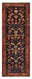 27424-Hamadan Hand-Knotted/Handmade Persian Rug/Carpet Tribal/Nomadic Authentic/ Size: 10'8" x 3'6"/325cm x 107cm