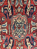 27438-Hamadan Hand-Knotted/Handmade Persian Rug/Carpet Tribal/Nomadic Authentic/ Size: 9'8" x 3'4"/295cm x 102cm