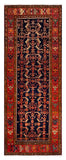 27469-Hamadan Hand-Knotted/Handmade Persian Rug/Carpet Tribal/Nomadic Authentic/ Size: 10'8" x 3'11"/325cm x 119cm