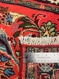 27326-Sarough Hand-Knotted/Handmade Persian Rug/Carpet Traditional Authentic/ Size: 10'6"x 2'8"/320cm x 81cm