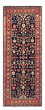 27470-Hamadan Hand-Knotted/Handmade Persian Rug/Carpet Tribal/Nomadic Authentic/ Size: 10'4" x 3'6"/320cm x 107cm