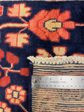 27470-Hamadan Hand-Knotted/Handmade Persian Rug/Carpet Tribal/Nomadic Authentic/ Size: 10'4" x 3'6"/320cm x 107cm