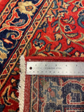 27231-Sarough Hand-Knotted/Handmade Persian Rug/Carpet Traditional Authentic/ Size: 13'3"x 2'7"/405cm x 80cm