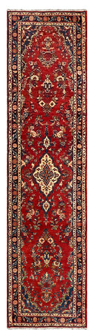 27312-Sarough Hand-Knotted/Handmade Persian Rug/Carpet Traditional Authentic/ Size:  11'3"x 2'7"/342cm x 80cm
