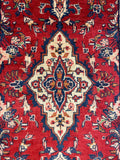 27312-Sarough Hand-Knotted/Handmade Persian Rug/Carpet Traditional Authentic/ Size:  11'3"x 2'7"/342cm x 80cm