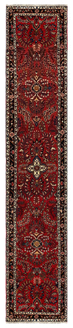 27362-Sarough Hand-Knotted/Handmade Persian Rug/Carpet Traditional Authentic/ Size: 13'11"x 2'7"/423cm x 80cm