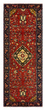 27452-Hamadan Hand-Knotted/Handmade Persian Rug/Carpet Tribal/Nomadic Authentic/ Size: 9'4" x 3'6"/284cm x 107cm