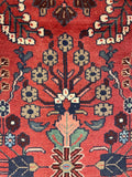27462-Hamadan Hand-Knotted/Handmade Persian Rug/Carpet Tribal/Nomadic Authentic/ Size: 9'0" x 3'3"/274cm x 99cm