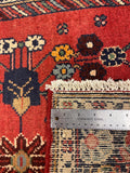 27462-Hamadan Hand-Knotted/Handmade Persian Rug/Carpet Tribal/Nomadic Authentic/ Size: 9'0" x 3'3"/274cm x 99cm
