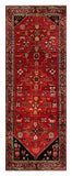 27472-Hamadan Hand-Knotted/Handmade Persian Rug/Carpet Tribal/Nomadic Authentic/ Size: 9'11" x 3'8"/302cm x 112cm
