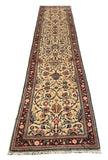 27346-Sarough Hand-Knotted/Handmade Persian Rug/Carpet Traditional Authentic/ Size: 11'11"x 2'8"/363cm x 82cm