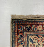 27346-Sarough Hand-Knotted/Handmade Persian Rug/Carpet Traditional Authentic/ Size: 11'11"x 2'8"/363cm x 82cm
