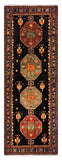 27465-Hamadan Hand-Knotted/Handmade Persian Rug/Carpet Tribal/Nomadic Authentic/ Size: 9'0" x 3'10"/274cm x 117cm