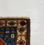 27347-Yalameh Hand-Knotted/Handmade Persian Rug/Carpet Tribal/Nomadic Authentic/ Size: 10'5" x 2'7"/318cm x 80cm