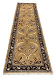 27230-Sarough Hand-Knotted/Handmade Persian Rug/Carpet Traditional Authentic/ Size: 9'6"x 2'9"/290cm x 85cm