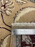 27230-Sarough Hand-Knotted/Handmade Persian Rug/Carpet Traditional Authentic/ Size: 9'6"x 2'9"/290cm x 85cm