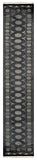27515-Bokhara Hand-Knotted/Handmade Pakistani Rug/Carpet Tribal/Nomadic Authentic/ Size: 13'0" x 2'6"/396 cm × 76 cm