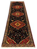 27350-Ghashgai Hand-Knotted/Handmade Persian Rug/Tribal/ Nomadic/Authentic/ Size: 9'9" x 2'11"/298cm x 89cm