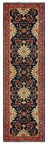 27354-Sarough Hand-Knotted/Handmade Persian Rug/Carpet Traditional Authentic/ Size: 10'10"x 2'9"/330cm x 83cm