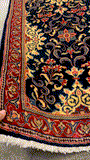 27354-Sarough Hand-Knotted/Handmade Persian Rug/Carpet Traditional Authentic/ Size: 10'10"x 2'9"/330cm x 83cm