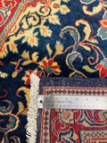 27354-Sarough Hand-Knotted/Handmade Persian Rug/Carpet Traditional Authentic/ Size: 10'10"x 2'9"/330cm x 83cm