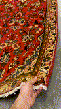 27184-Hamadan Hand-Knotted/Handmade Persian Rug/Carpet Tribal/Nomadic Authentic/ Size: 9'10" x 2'7"/300cm x 80cm