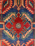 27446-Hamadan Hand-Knotted/Handmade Persian Rug/Carpet Tribal/Nomadic Authentic/ Size: 8'8" x 3'6"/264cm x 107cm