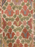 27932- Table Decor Cloth /Fine Hand-Printed/Afghan /Cotton base/wool+ Cotton pile /Modern/Nomadic Authentic/Size: 5'2" x 3'6"/157cm x 107cm