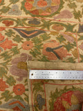27932- Table Decor Cloth /Fine Hand-Printed/Afghan /Cotton base/wool+ Cotton pile /Modern/Nomadic Authentic/Size: 5'2" x 3'6"/157cm x 107cm
