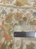 27933- Table Decor Cloth /Fine Hand-Printed/Afghan /Cotton base/wool+ Cotton pile /Modern/Nomadic Authentic/Size: 5'2" x 3'6"/157cm x 107cm