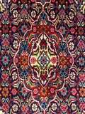 27213-Hamadan Hand-Knotted/Handmade Persian Rug/Carpet Tribal/Nomadic Authentic/ Size: 3'6" x 2'2"/106cm x 65cm