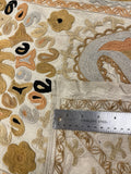 27938- Table Decor Cloth /Fine Hand-Printed/Afghan /Cotton base/wool+ Cotton pile /Modern/Nomadic Authentic/Size: 6'6" x 3'3"/198cm x 99cm