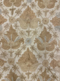 27939- Table Decor Cloth /Fine Hand-Printed/Afghan /Cotton base/wool+ Cotton pile /Modern/Nomadic Authentic/Size: 6'6" x 3'3"/198cm x 99cm