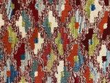 27501- Kelim Hand-Woven/Flat Weaved/Handmade Afghan Kelim Pillow Cover/Carpet Tribal/Nomadic Authentic/Size: 1'6" x 1'6" /46cm x 46cm