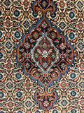 27973-Moud Handmade /Hand-Knotted Persian Rug/Traditional/Carpet Authentic/ Size: 6'7" x 2'6" /201cm x 76cm