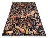 26916- Royal Chobi Ziegler Afghan Hand-Knotted Contemporary/Traditional/Size: 6'3" x 4'1"